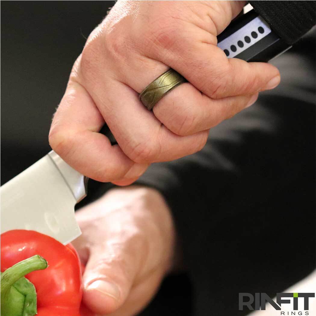 Silicone Rings for Men by RINFIT. 4Love Style. Soft & Comfortable Wedding Band