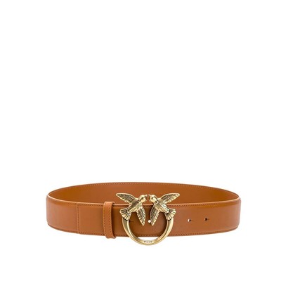 

Женский пояс Pinko Love Berry Simply H4 Светло-коричневый, Leather