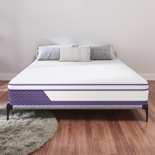 12"14" Gel Memory Foam Spring Hybrid Queen Mattress Twin Full King Size In A Box