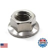 M10 Flange Nut Hex Lock Nuts,304 Stainless Steel (Pack of 20)