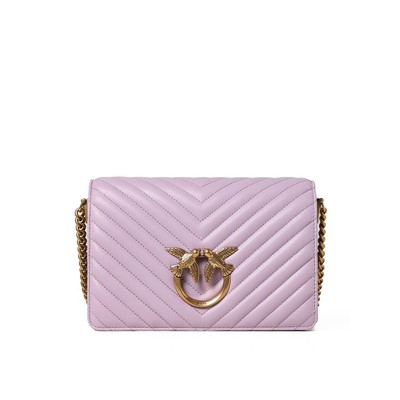 

Pinko Love Click Classic Chevron Сиреневая Сумка Через Плечо Женщина, 100063-A0GK-Y13Q