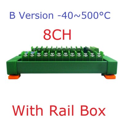 8ch DC 8-30V PT100 RTD RS485 Temperature Sensor Module Modbus Resistance Collect