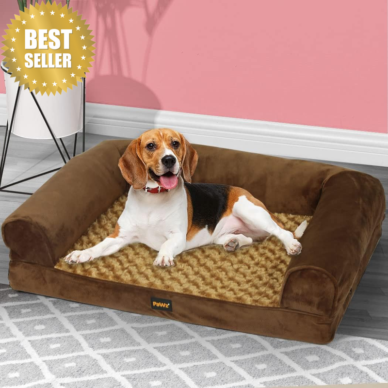 Pet Bed Sofa Dog Beds Bedding Soft Warm Mattress Cushion Pillow Mat Plush M, Med