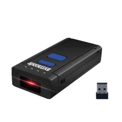 Symcode Black 2.4 GHz Portable Bluetooth Wireless Barcode Scanner