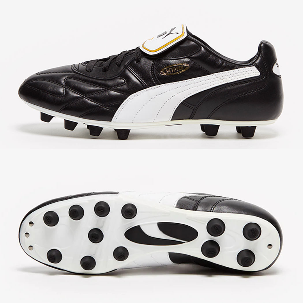 Puma King Top di FG Mens Football Boots SIZE 6 7.5 Leather Black | eBay