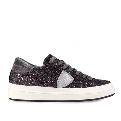 Philippe Model Opera Glitter Plum Sneaker Woman