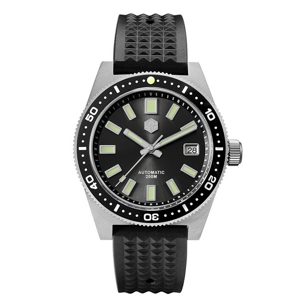 Pre-owned San Martin Dive Watch For Men,mens Automatic Watches 200m Waterproof Luminous