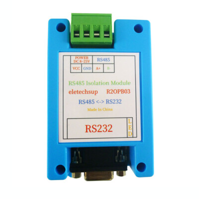 Serial PortServer Industrial Serial RS232 to RS485 Isolator Converter Modbus RTU