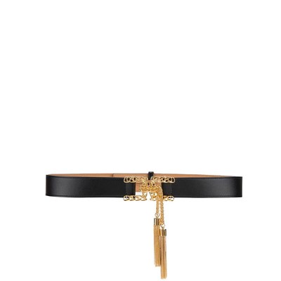 

Женский черный пояс с подвеской Elisabetta Franchi