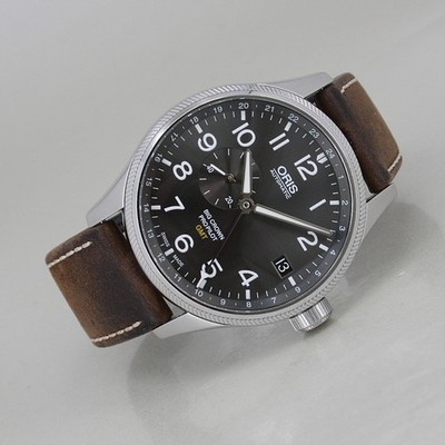 ORIS Big Crown Pro Pilot GMT Small Second Automatik Ø 45mm Full Set Top Zustand
