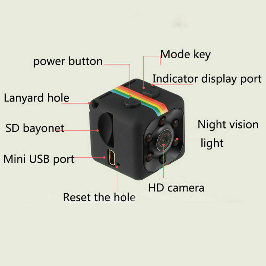 SQ11 Full HD 1080P Mini DV DVR Security Camera Dash Camcorder IR Night Recorder