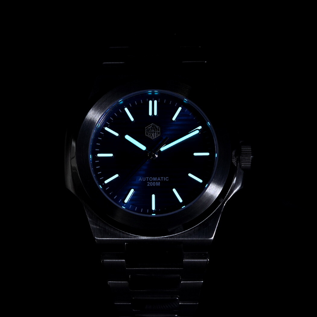 Pre-owned San Martin Men Dive Watch Luxury Mens Automatic Watches 200m Waterproof Luminous