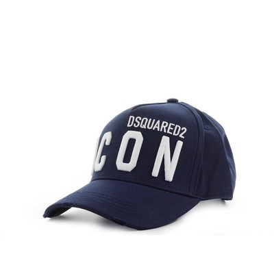 

Dsquared2 Icon Темно-Синяя Белая Бейсболка Мужчина, Синий, BCM0412-05C00001-M190