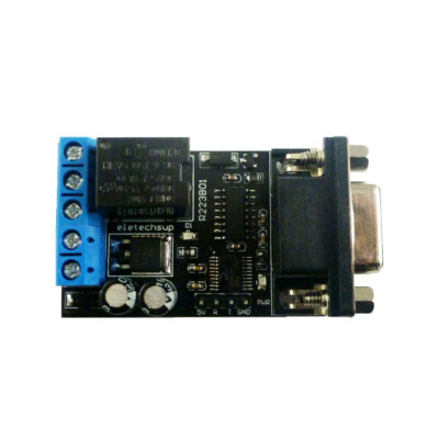DC 12V PC COM DB9 RS232 Serial Port Delay Relay ARM Remote Control Switch Board