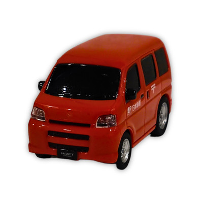 Drive Town Daihatsu Mira E-S Black Pullback Mini Maruka Car Series 10.5cm