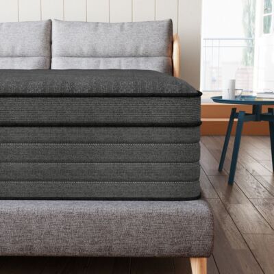 12/14 Inch Twin Full Queen King Size Mattress in a Box,Hybrid Foam Pocket Spring