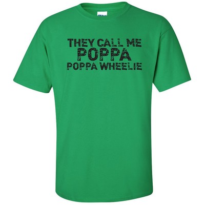 They Call Me Poppa, Poppa Wheelie Youth Boys Funny Kids Motocross MX T-Shirts