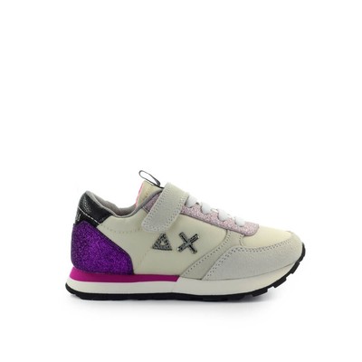 

Sun68 Girls Kate Glitter Beige Purple Sneaker Kids, Бежевый, Z41410-31