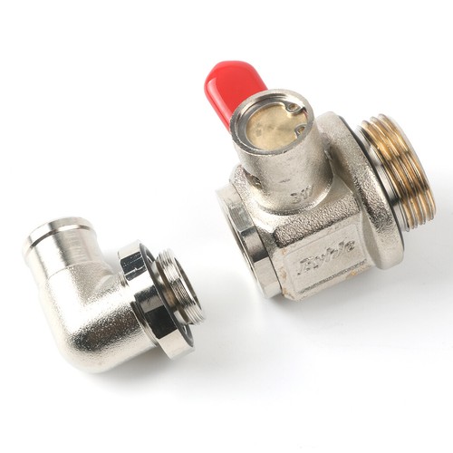 Oil Drain Valve with removable L-Shape Hose End Combo (27mm-2.0)