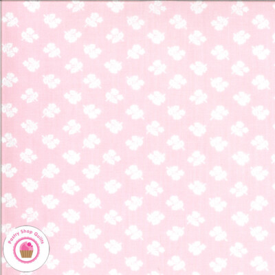 Moda SOPHIE 18712 17  Pink White Floral BRENDA RIDDLE Quilt Fabric SHABBY CHIC