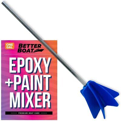 Better Boat Epoxy Mixer Paint Stirrer Drill Attachment - (Quart/Gallon) -...