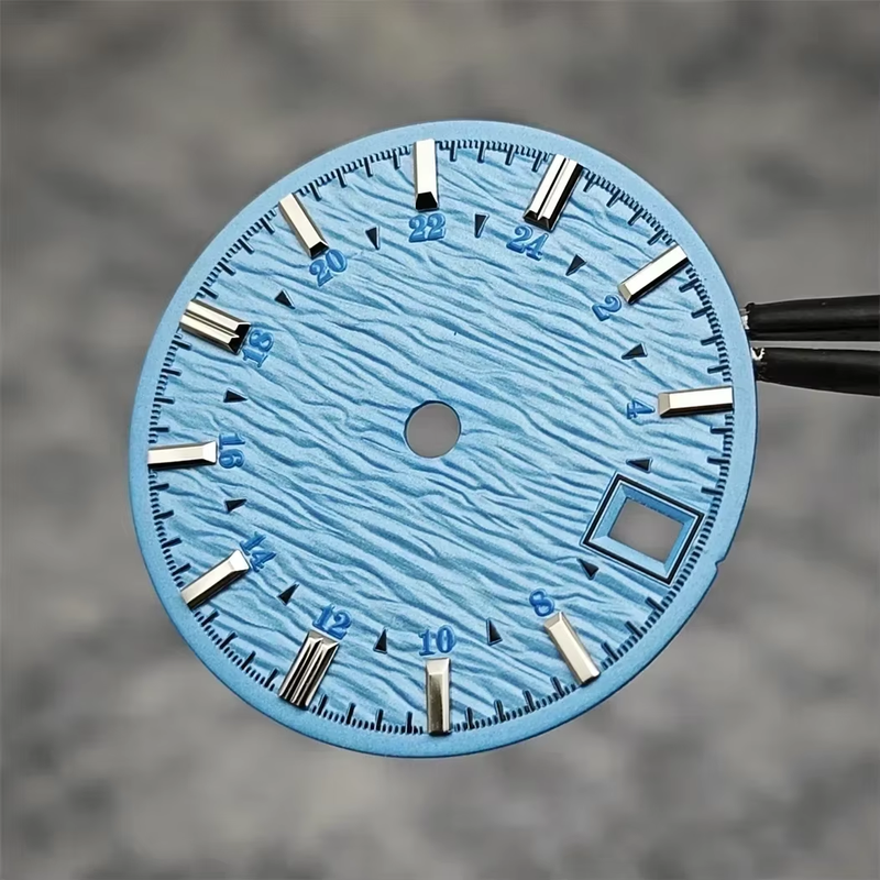 NH34 Dial High-Quality NH34 Hands Ripple Surface Watch Dial for