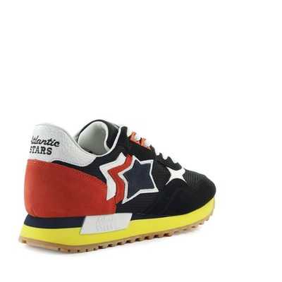 ATLANTIC STARS ATLANTIC STARS DRACO SCHWARZ ZIEGELROT SNEAKER HERREN