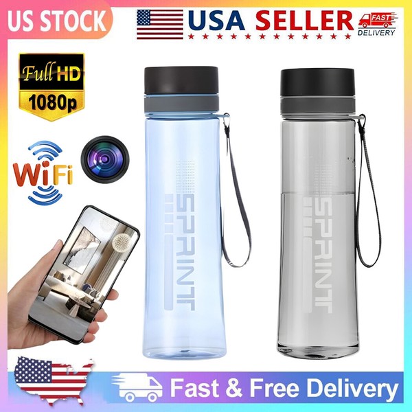 1080P WiFi Sport Water Bottle Camera Home Security Video Recorder Cup HD Camera