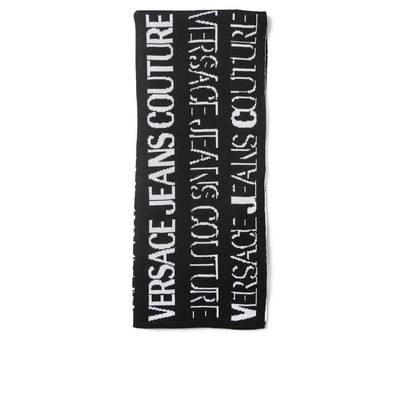 

Versace Jeans Couture Allover Logo Black White Scarf Woman Женщина, Черный