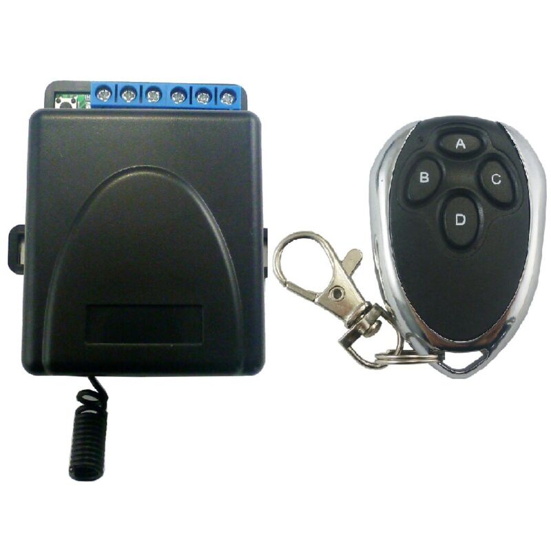 2CH 433M Secure Remote Keyless Entry Controller Rolling Code Keeloq HCS301