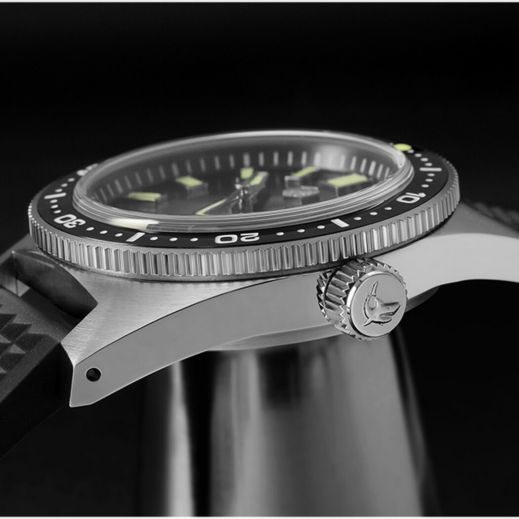 Pre-owned San Martin Dive Watch For Men,mens Automatic Watches 200m Waterproof Luminous