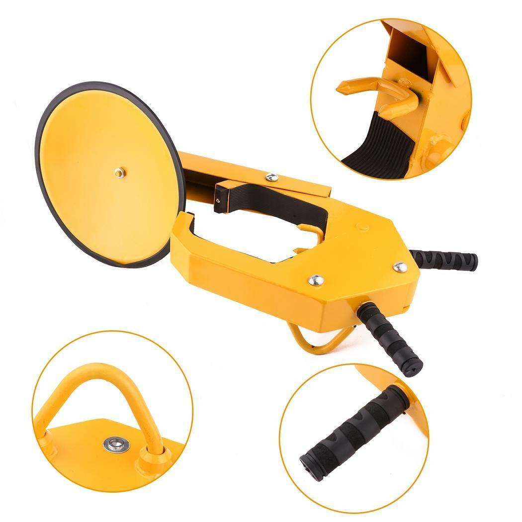 Double Lock Suction Cup Car Wheel Lock Thicken Car Tire Lock Anti-theft Safety