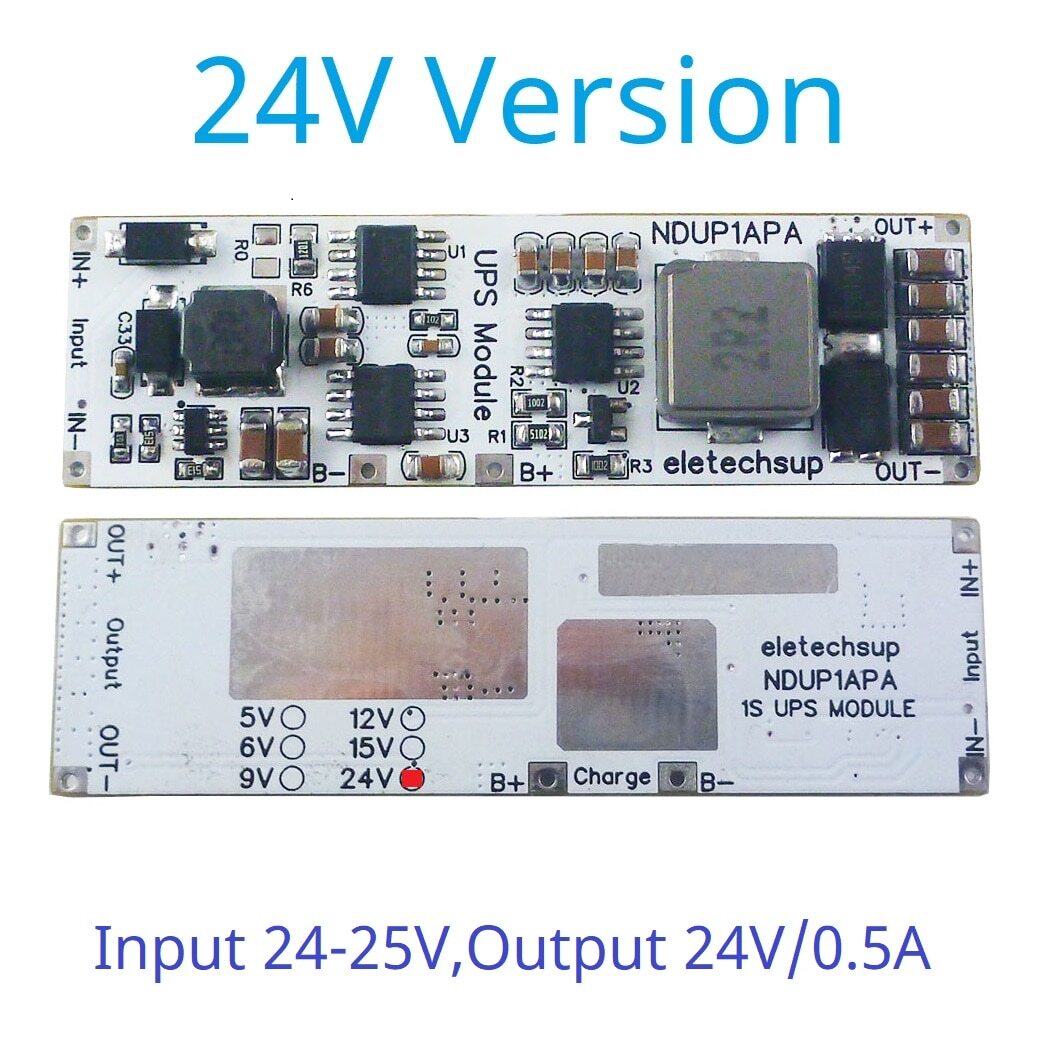 3A UPS 5V 6V 9V 12V 15V 24V 15W 3.7V 4.2V Battery Charge and Discharge Board
