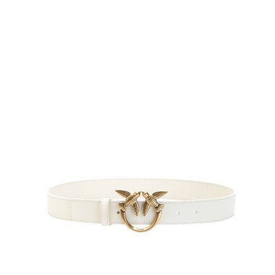 

Женский пояс Pinko Love Berry H3 цвета слоновой кости, Цвет слоновой кости