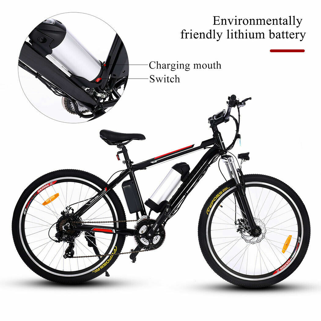 26 Zoll Elektrofahrrad Mountainbike EBike Shimano Pedelec 35kmh Ebike 21 Gänge