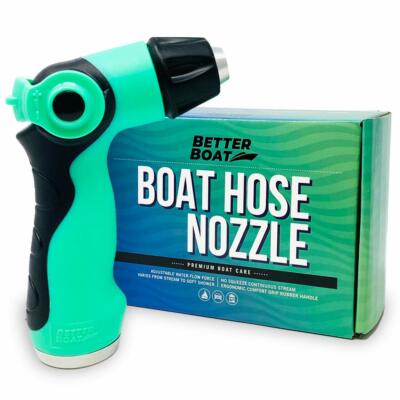 Better Boat Hose Nozzle for Use with Water Hose Garden Hose Marine Grade