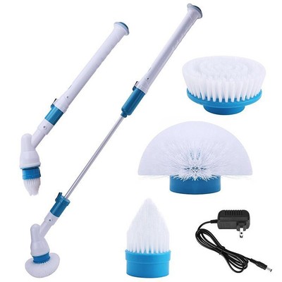 Electric Rechargeable Cordless Spin Scrubber 3 Heads Cleaning Mop US STOCK NEW