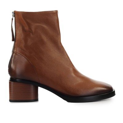 

Halmanera Palma Светло-коричневые кожаные ботильоны на каблуке Женщина, Leather, PALMA13