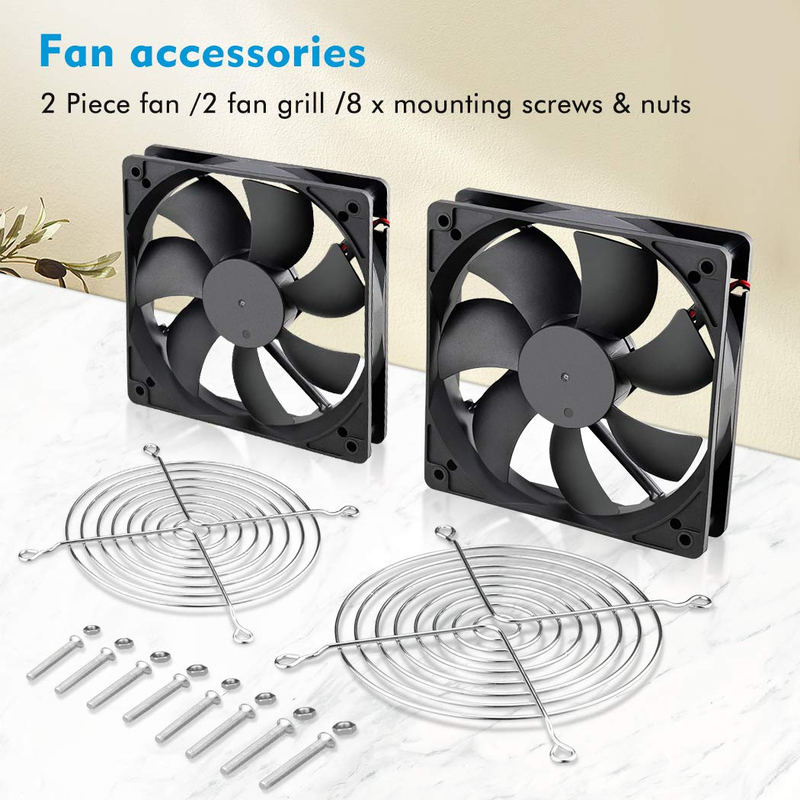 120Mm X 25Mm 12V Computer Case Cooling Fan 12 Volt 2Pin High High Performance DC