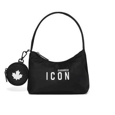 

Dsquared2 Be Icon Черная сумка через плечо для женщин, HOW0031-11703199-M436