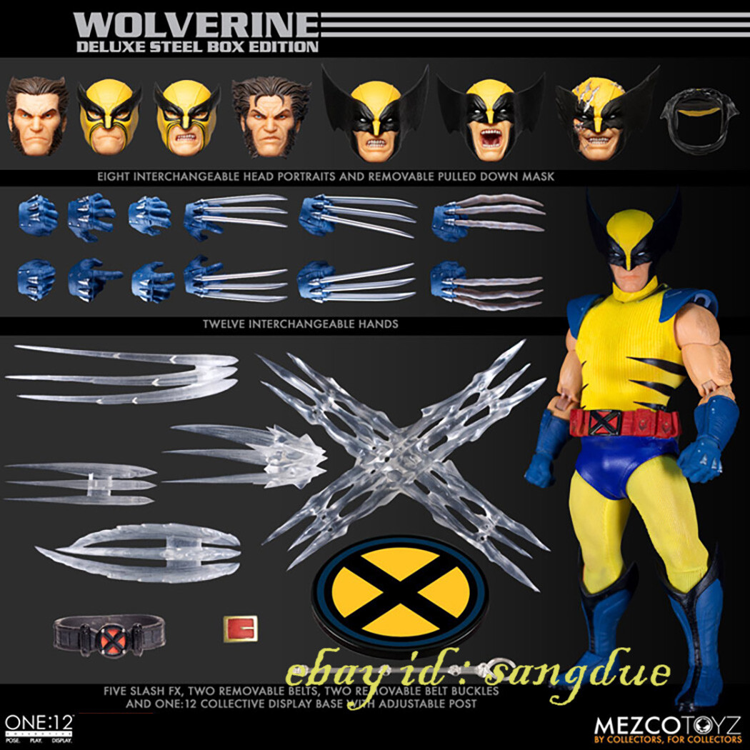 Mezco ウルヴァリン x-men ブラウンスーツ 1/12 Mezco Toyz One:12 Collective Marvel Wolverine Brown Suit X