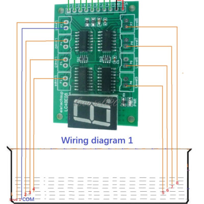 DC5V 8 Ch Water Liquid Level Indicator Board Controller Sensor Switch Module