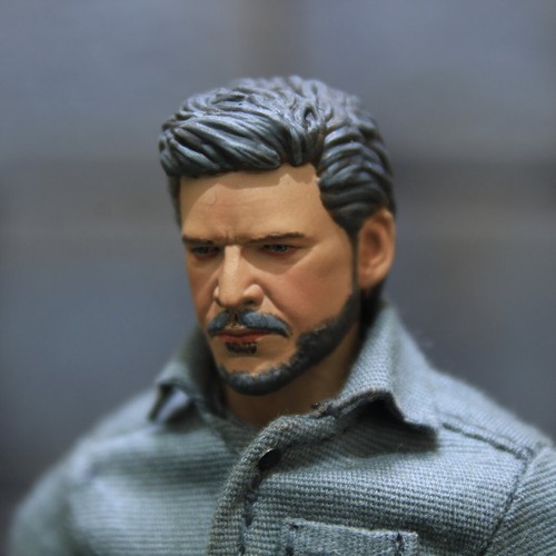 1/12 Custom Pedro Pascal Joel Miller Last Of Us Head Sculpt