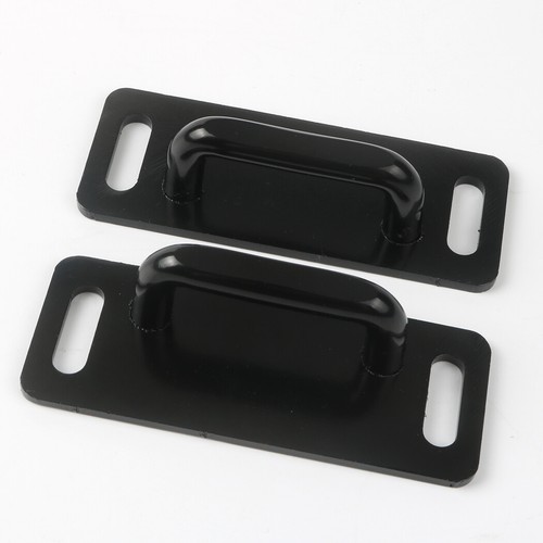 Fits LEER Tonneau cover 700 and 550 series pair of black C striker plates