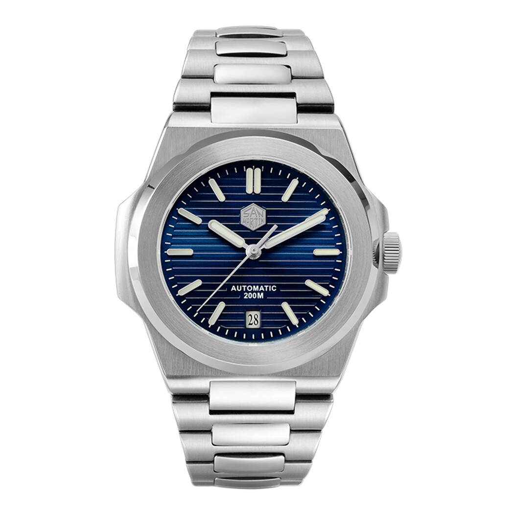 Pre-owned San Martin Men Dive Watch Luxury Mens Automatic Watches 200m Waterproof Luminous