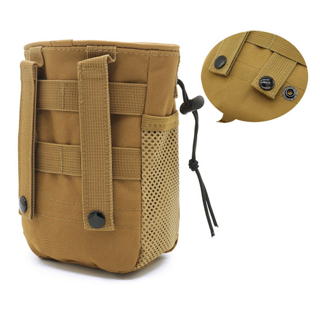 Camo Outdoor Metal Detector Finds Zipper Pouch Waist Bag for Metal