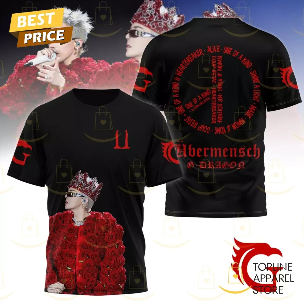 G-Dragon Heartbreaker Tour 2025 3D T-Shirt | eBay