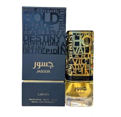 Lattafa Jasoor Eau De Parfum Spray for Men 100% Orignal , 3.4 Fl oz /100ml