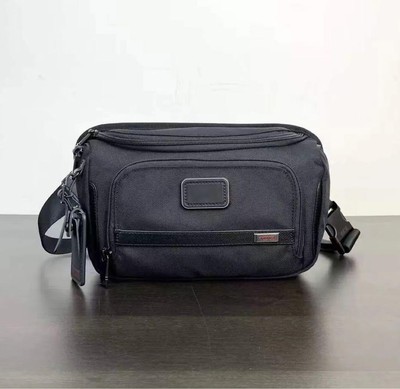TUMI ALPHA 3 Large Sling Black Body Bag