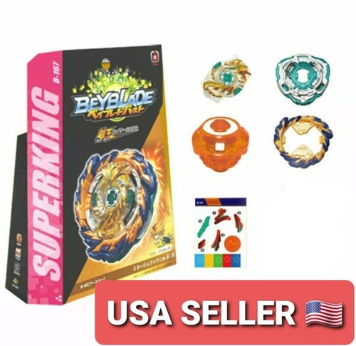 New Beyblade Burst SuperKing Booster B167 Mirage Fafnir .Nt 2S b167D US Seller